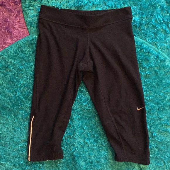 Nike Pants - Nike Dri-Fit running capris black leggings